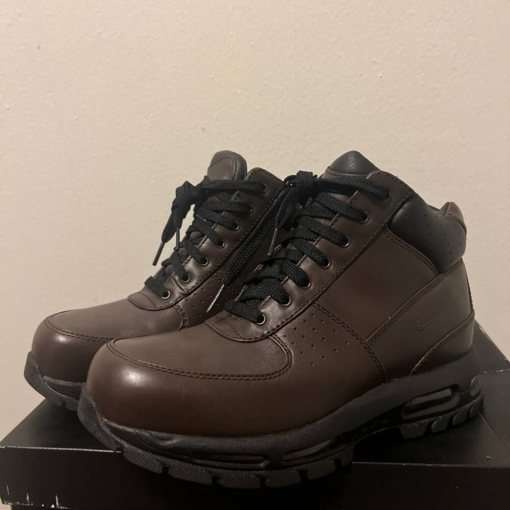 2011 Men's Nike Air Max Goadome ACG Brown/black Boots Size 8.5 RARE